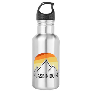 Mt. Assiniboine Retro Edelstahlflasche