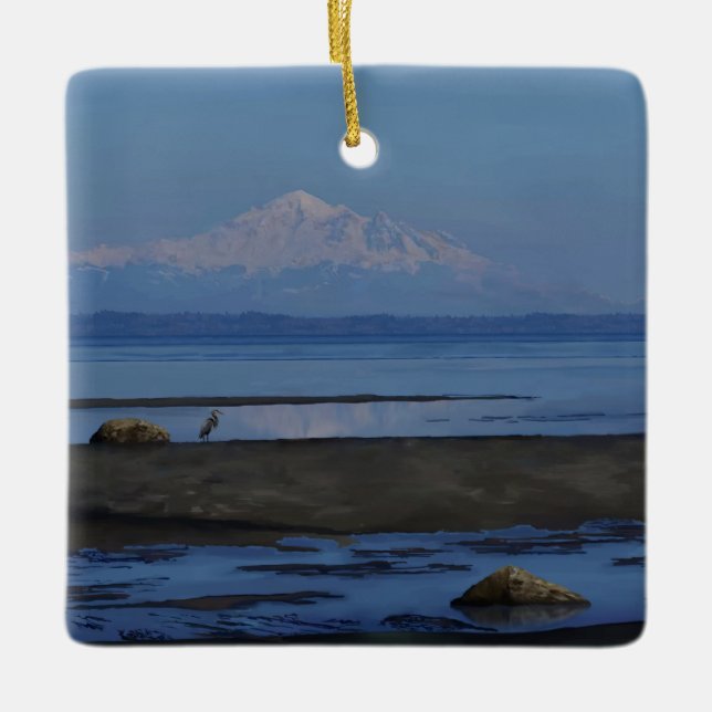 Mt. Baker Keramikornament (Vorderseite)
