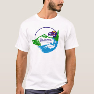 Mt Baker - Logo der Snoqualmie National Forest T-Shirt