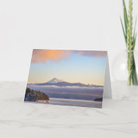 Mt Baker Snow Danke Karte