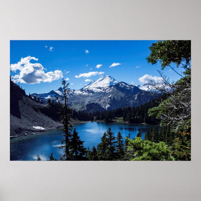 Mt Baker Summit - Leinwand Poster (Vorne)