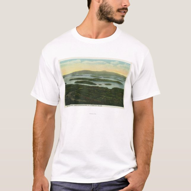 Mt. Bedeutende Luftaufnahme von T-Shirt (Vorderseite)