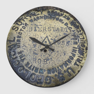 Mt. Bierstadt 14er Fourteener Clock Große Wanduhr