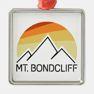 Mt. Bondcliff New Hampshire Retro Ornament Aus Metall