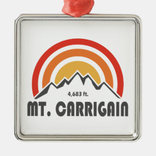 Mt. Carrigain New Hampshire Ornament Aus Metall
