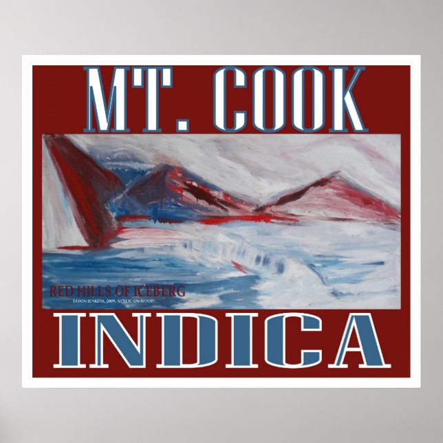MT COOK INDICA POSTER (Vorne)