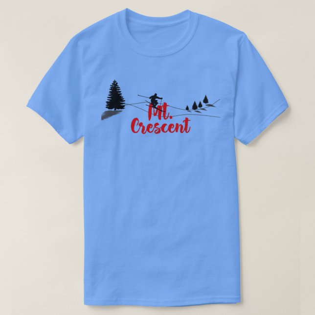 Mt Crescent Ski Long T-Shirt (Design vorne)