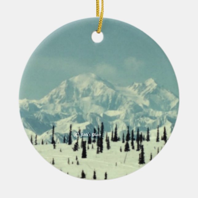 Mt. Denali 01 Keramikornament (Vorne)