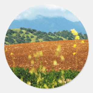 Mt Diablo Runder Aufkleber