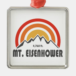 Mt. Eisenhower New Hampshire Ornament Aus Metall