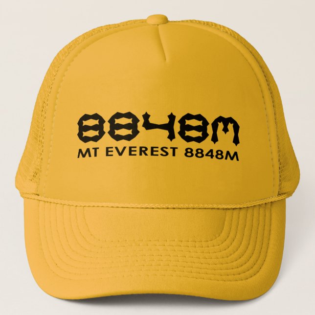 Mt Everest - 8848m Truckerkappe (Vorderseite)