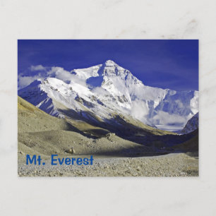 Mt. Everest Base Camp Tibetische Seite Postkarte