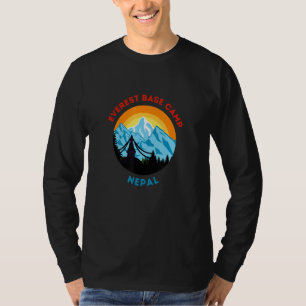 Mt Everest Basislager Nepal Bergwanderer Kletterer T-Shirt