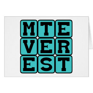 Mt Everest, höchster Berg der Welt