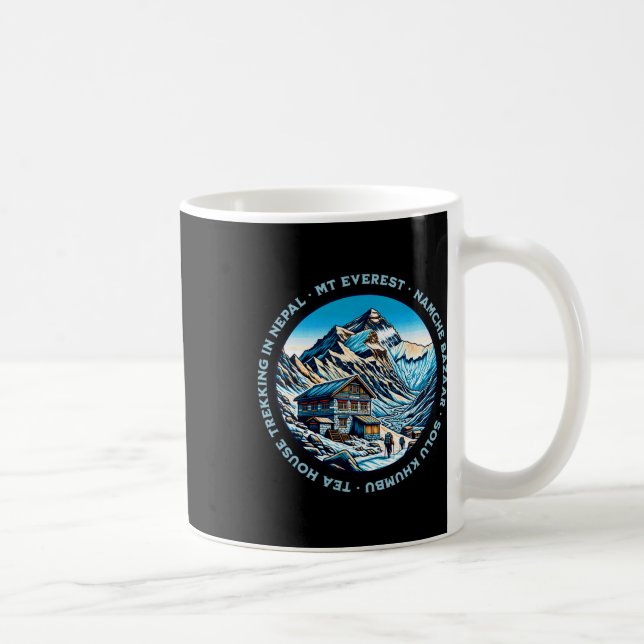 Mt Everest Namche Bazaar Tea House Trekking Nepal  Kaffeetasse (Rechts)