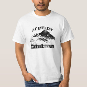 Mt Everest retten den Sherpas T - Shirtentwurf T-Shirt