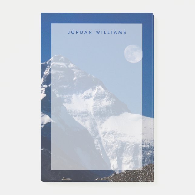 Mt. Everest | Tibet, China Post-it Klebezettel (Vorderseite)