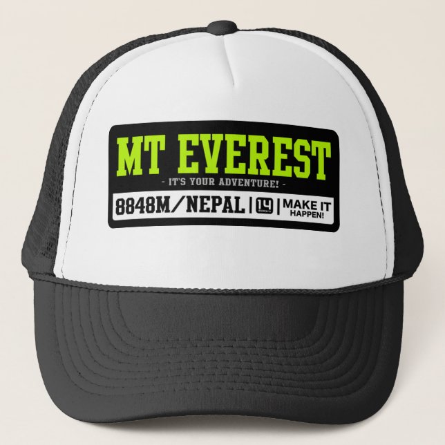Mt Everest Truckerkappe (Vorderseite)