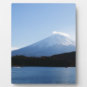 Mt Fuji Fuji-See Kawaguchi Fotoplatte