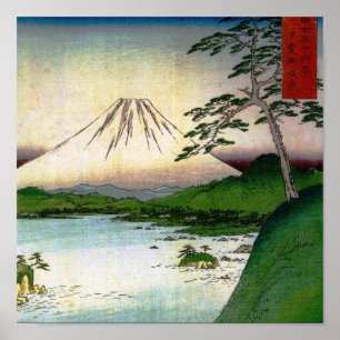 Mt. Fuji in Japan circa 1800's Poster
