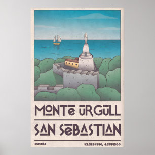 Mt Fuji Reiseplakat - Vintage-Stil mit Poster