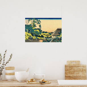 Mt. Fuji vom Mishima-Pass aus gesehen Hokusai 1830 Poster