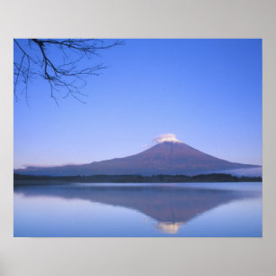 Mt. Fuji vom Motosu-See, Yamanashi, Japan Poster