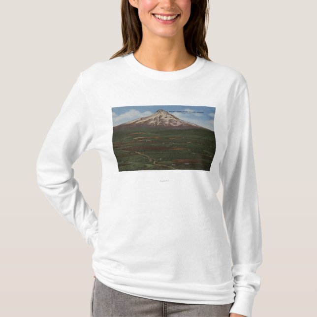 Mt. Haube, Oregon - Ansicht des Berges von Haube 2 T-Shirt (Vorderseite)