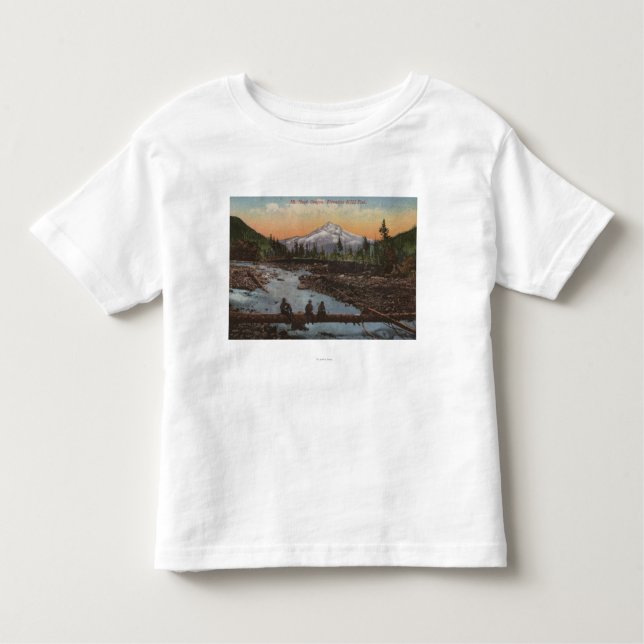 Mt. Haube, Oregon Kleinkind T-shirt (Vorderseite)