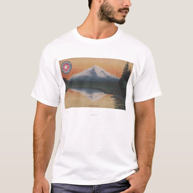 Mt. Haube, Oregon - San Francisco nach Portland T-Shirt (Vorderseite)