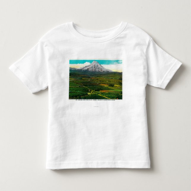 Mt. Haube von Hood River ValleyHood Fluss ODER Kleinkind T-shirt (Vorderseite)