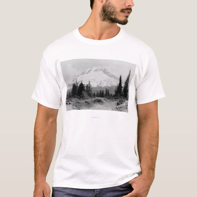 Mt. Hauben-Ansicht von der T-Shirt (Vorderseite)