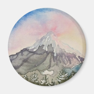 Mt. Hauben-Sonnenaufgang-Magnet Magnet