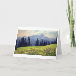 Mt. Holy Cross, Hiroshi Yoshida, Woodcut Karte