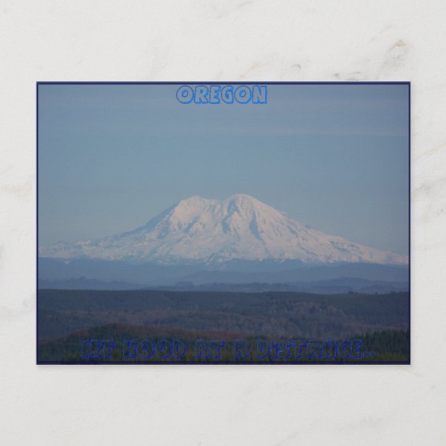 Mt Hood 1 Postkarte (Vorderseite)
