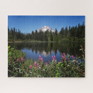 Mt Hood Lake Reflection Puzzle