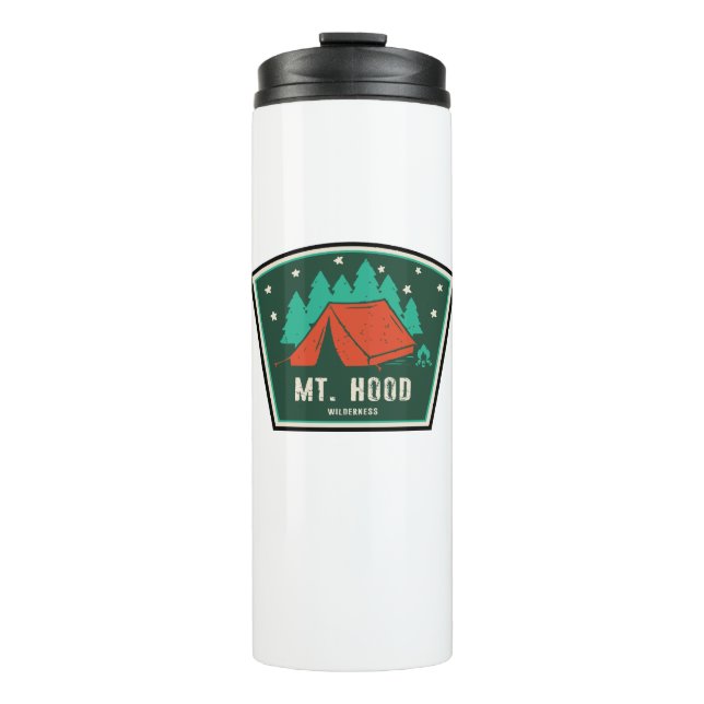 Mt. Hood Wilderness Oregon Camping Thermosbecher (Vorderseite)