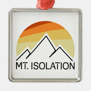 Mt. Isolation Neues Hampshire Retro Ornament Aus Metall