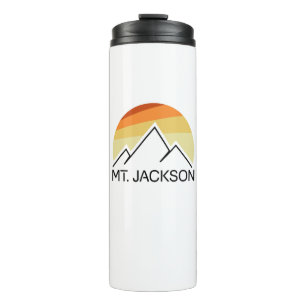 Mt. Jackson New Hampshire Retro Thermosbecher