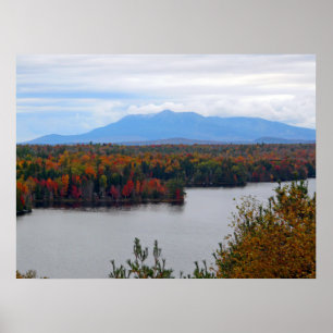 Mt. Katahdin im Fall-Plakat Poster