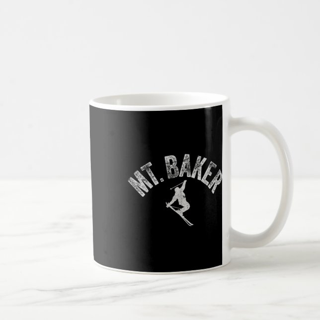Mt Ker Ski Mount Ker Washington Skifahren Cool Win Kaffeetasse (Rechts)