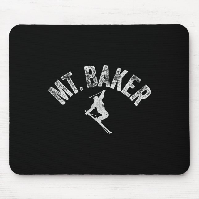 Mt Ker Ski Mount Ker Washington Skifahren Cool Win Mousepad (Vorne)