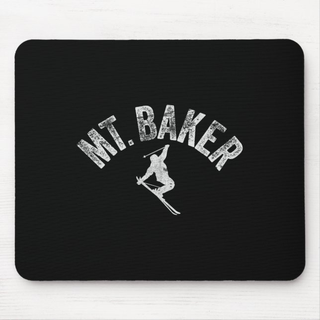 Mt Ker Ski Mount Ker Washington Skifahren Cool Win Mousepad (Vorne)