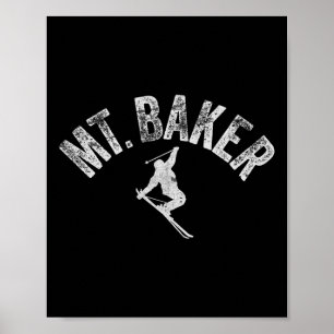 Mt Ker Ski Mount Ker Washington Skifahren Cooler W Poster