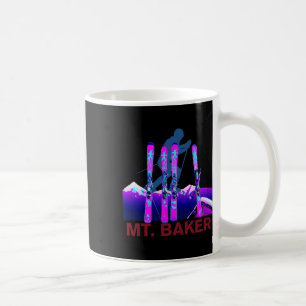 Mt. Ker Skifahren Und Snowboarden Retro 90er Mt. K Kaffeetasse