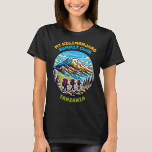 Mt Kilimanjaro Summit Club Tansania Afrikas Höchst T-Shirt