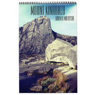 mt kinabalu borneo kalender