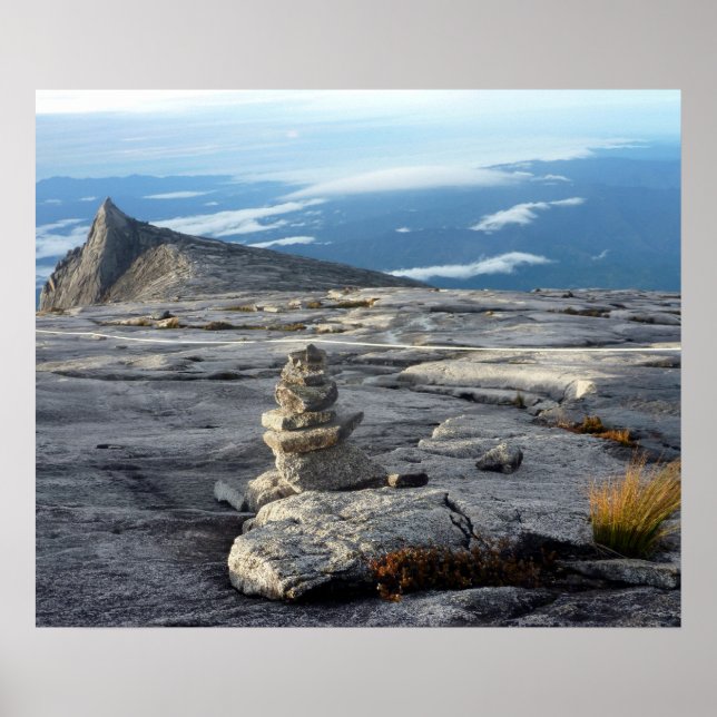 Mt Kinabalu Granit Poster (Vorne)