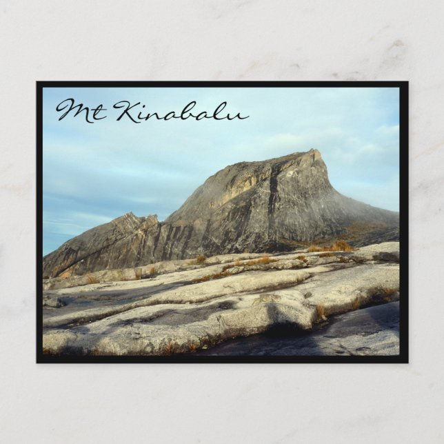 Mt Kinabalu Postkarte (Vorderseite)