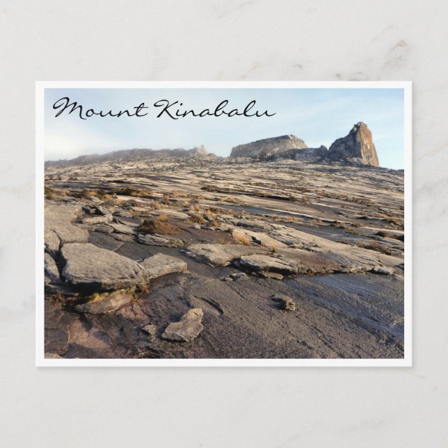 Mt Kinabalu Postkarte (Vorderseite)